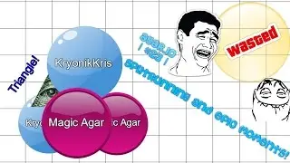 Agar.io | #23 | Splitrunning and epic moments!