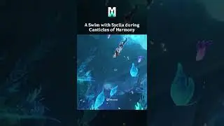 Traveler's swim with Scylla | Genshin Impact