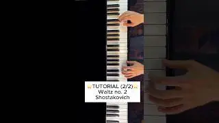 ⭐️TUTORIAL (2/2)⭐️ Waltz No. 2 (Shostakovich) -Part 2- EASY