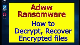 Adww virus (ransomware). How to decrypt .Adww files. Adww File Recovery Guide.