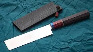 M398 Steel Nakiri | Complete Knife Making Process