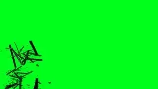 wood debris effect 1 - free green screen - free use