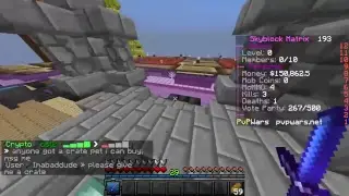 Playing Minecraft