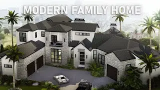 Perfect Modern Family Home | Sims 4 Speed Build + Tour | No CC