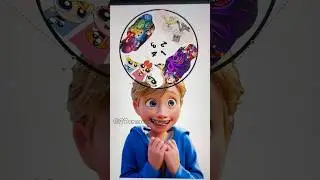 guess what is inside the head of Riley Anderson from inside out 2 - 9 #art #insideout2 #insideout