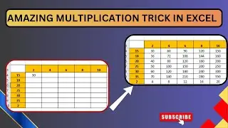 A different method to multiply numbers in Excel - Save Time |Most of you are unaware of it