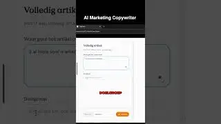 AI Marketing Tool Typetone - AI Content Generation #aimarketing
