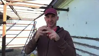 Deaf - Монтаж профнастила на крышу 2 часть