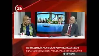 Şehirleşme, yapılaşma, toplu yaşam alanları, sel ve deprem İnşaat Yüksek Müh. Prof. Dr. Hasan Gönen