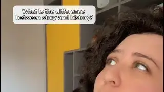 Story or history? What’s the difference? #english #learnenglish