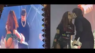 Peso Pluma y Anitta se dieron tremendo beso
