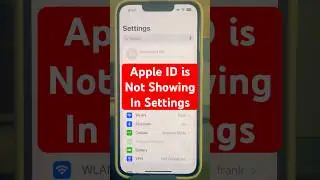 Apple ID is not Showing in Settings. How to Fix It. Unhide your Apple ID in Settings.
