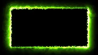 Frames Template Video | Glowing Frame Black Screen | Neon Light Border #75