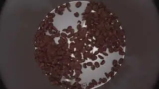 Coffee Beans grinding in TyFlow.