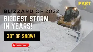 BIGGEST Storm in Years! SNOW PLOWING 30