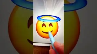 😇🪠 Smiling Face With Halo Emoji 