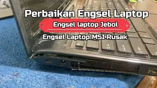 engsel laptop msi rusak