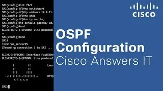 How to Configure Open Shortest Path First (OSPF) on a Network || Cisco Packet Tracer || Tutorial # 8