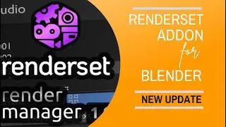 Renderset Addon for Blender from Polygoniq | Render Manager | New Update