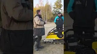 Уникальный мотобуксировщик #Sharmax в деле