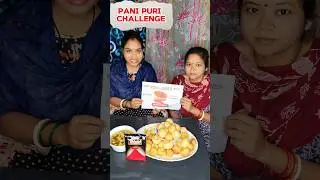 PaniPuri chilli powder challenge #shortfeed #panipuri #challenge #shorts