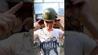 Threw helmet