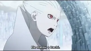 Naruto salva. sarada e cho cho e naruto luta contra meu filho