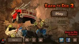 Earn to Die 2 - 8th Car (Bigger Van) Fully Upgraded though The Whole Track