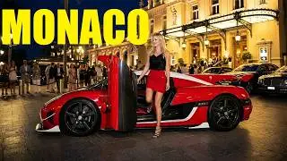 MONACO BILLIONAIRE LIFESTYLE WITH SUPERCARS AND SEXY LADIES 