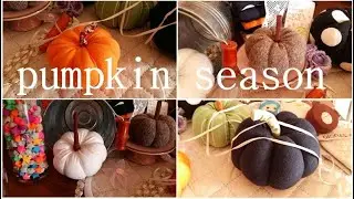 [#9] 행운을 부르는 호박, 호박의 계절이 왔어요 #pumpkin season #南瓜季節 #scrap fabric #Jersey fabric