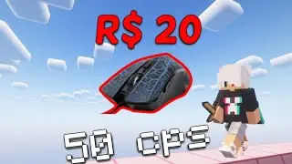 ESSE MOUSE ME SURPREENDEU NO BEDWARS - TESTANDO O DW-5150