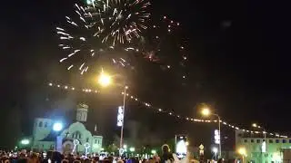 Праздничный салют в Югорске  (юбилей 60 лет)