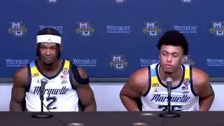 Marquette's Chase Ross & Caedin Hamilton Presser (Nov. 4, 2024 vs. Stony Brook)
