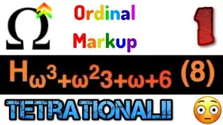 Ordinal Markup Episode 1: INCREMENTAL WITH ORDINALS!!!