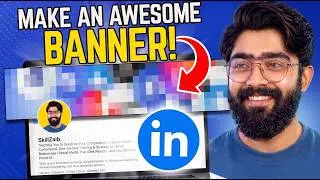 How to Create LinkedIn Banner in Canva in Urdu/Hindi