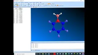Chem3D tutorial/ Chem3D / how to find partial charges on each atom