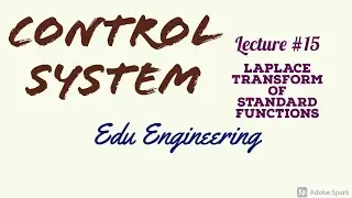 Lec#15 | Laplace Transform of standard Functions | Elementary Signals | Sinusoids | Exponent