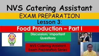 Nvs Catering Assistant Exam - Food Production I