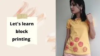 Block printing tutorial- Step by step block printing for beginners