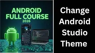 How to Change Android Studio Theme | Dark Mode Setup | Complete Android Course (6)