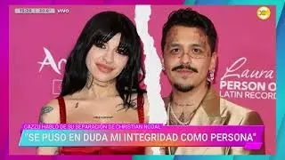 Cazzu habló de su separación de Christian Nodal │VLC│ 01-11-24