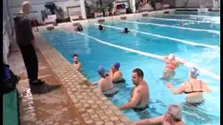 Бассейн в Борисполе.Аквааэробика  в бассейне.