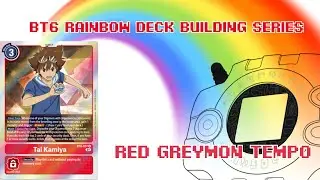Red Greymon Tribal Tempo | BT6 Rainbow Deck Building Series #6 | Digimon Card Game