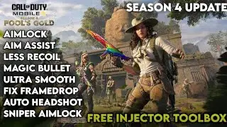 CODM TOOLBOX SEASON 4 V2 | CODM AIMBOT CONFIG | CODM NEW UPDATE HEADSHOT CONFIG | MP+BR WORK | CHEAT