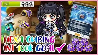 [MapleSEA Aquila] 250819 Hexa Cubing; INT 100K Goal Checked