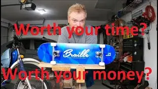 Braille skateboard worth it?  We try their walmart deck 