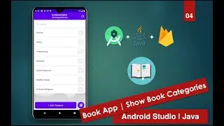 Book App Firebase | 04 Show Book Categories | Android Studio | Java