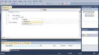 04 Visual Basic Tutorial   4   Hello World
