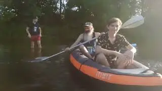 сплав на сапбордах с Ленинки до Крутинки