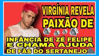 Virgínia revela paixão de infância de Zé Felipe e clama ajuda de fãs do sertanejo: vejam...